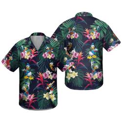 Disney Donal Duck Hawaiian Shirt, Summer Beach Trip Family Hawaiian Shirt Gift For Your Girlfriend Boyfriend Gift For Love Gift For Friend Best Valentine Present Holiday Gift