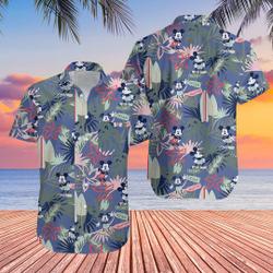 Disney Parks Button Down Aloha T-Shirt Gift For Your Girlfriend Boyfriend Gift For Love Gift For Friend Best Valentine Present Holiday Gift