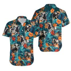 Hawaiian Shirt For Cow Lovers Holstein Hawaiian Shirt Gift For Your Girlfriend Boyfriend Gift For Love Gift For Friend Best Valentine Present Holiday Gift