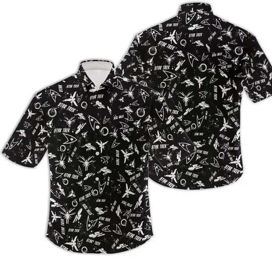 Trek Hawaiian Shirt, Trek Hawaii Tee, Trek Button, Trek Lover, Trek Cute Gift For Your Girlfriend Boyfriend Gift For Love Gift For Friend Best Valentine Present Holiday Gift
