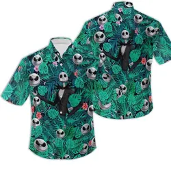 Jack skellington hawaiin shirt, the night before christmas hawaiian shirt Gift For Your Girlfriend Boyfriend Gift For Love Gift For Friend Best Valentine Present Holiday Gift