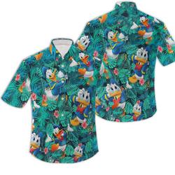 Disney Donald Duck Hawaiian Aloha Shirt Gift For Your Girlfriend Boyfriend Gift For Love Gift For Friend Best Valentine Present Holiday Gift