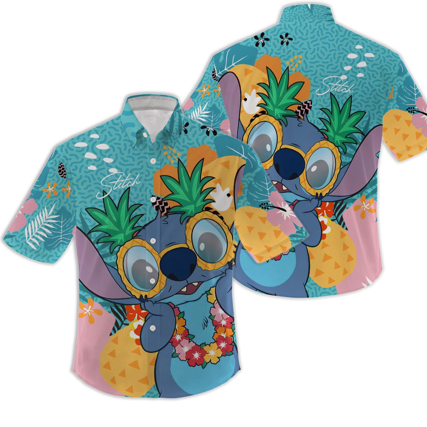 Stitch Hawaiian Shirt Gift For Your Girlfriend Boyfriend Gift For Love Gift For Friend Best Valentine Present Holiday Gift