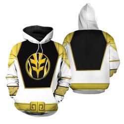 Power Rangers Cosplay Costume 3D Hoodie