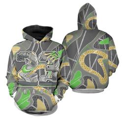 Green Bean 5s Matching 3D Hoodie