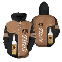 Titos Handmade Vodka Bottle 3D Hoodie