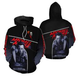 Halloween Michael Myers 3D Hoodie, Horror Movie 3D Hoodie
