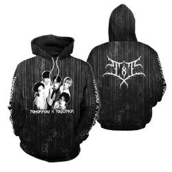 TXT Kpop 3D Hoodie, Heavy Metal Yeonjun Soobin Beomgyu Taehyun 3D Shirt