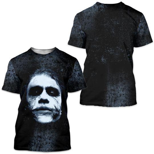 Heath Ledger // The Joker // T-Shirt // Men's // Women's // Unisex // Acid Wash Meaningful Gift For Family Gift For Boyfriend Valentine Gift