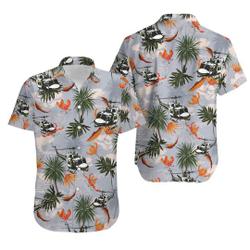 Helicopter Summer Hawaiian Shirt Shorts Gift For Your Girlfriend Boyfriend Gift For Love Gift For Friend Best Valentine Present Holiday Gift