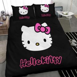 Hello Kitty Cute Cat Bedding Set Gift For Your Girlfriend Boyfriend Gift For Love Gift For Friend Best Valentine Present Holiday Gift