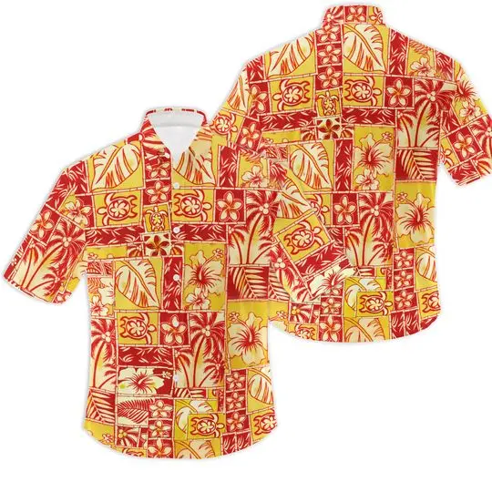 Hibiscus Flower Beach Hawaiian Shirt Gift For Your Girlfriend Boyfriend Gift For Love Gift For Friend Best Valentine Present Holiday Gift