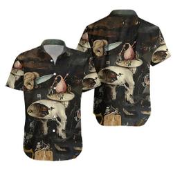 Hieronymus Bosch Collared Hawaiian Shirt Gift For Your Girlfriend Boyfriend Gift For Love Gift For Friend Best Valentine Present Holiday Gift