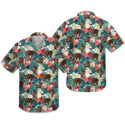 Hippo Hawaiian Shirt Gift For Your Girlfriend Boyfriend Gift For Love Gift For Friend Best Valentine Present Holiday Gift