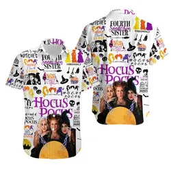 Hocus Pocus Hawaiian Shirt, Movie Hawaiian Shirt, Singer Hawaiian Shirt Gift For Your Girlfriend Boyfriend Gift For Love Gift For Friend Best Valentine Present Holiday Gift