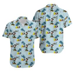 Holiday Mickey Island Tropical Beach Hawaiian Shirt Gift For Your Girlfriend Boyfriend Gift For Love Gift For Friend Best Valentine Present Holiday Gift