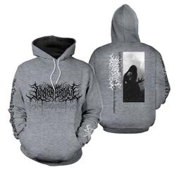 Hoodie lorna Shore gray deathcore, metalcore, black, rock, streetwear