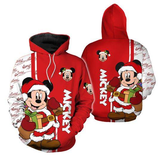 Disney Mickey Santa 3D Hoodie