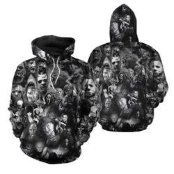 Digital Movie Horror Clown 3D Hoodies