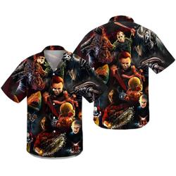 Horror Classic Universal Hawaiian Shirt Gift For Your Girlfriend Boyfriend Gift For Love Gift For Friend Best Valentine Present Holiday Gift