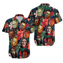 Horror Halloween Hawaii Shirt Gift For Your Girlfriend Boyfriend Gift For Love Gift For Friend Best Valentine Present Holiday Gift