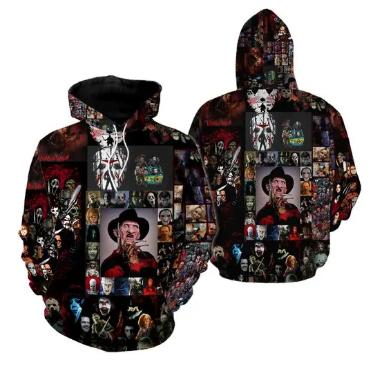 Horror Movie 3D Hoodie