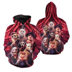 Horror Movie Character 3D Hoodie
