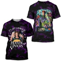 Horror Movie Hocus Pocus Halloween 2023 3D Shirt Meaningful Gift For Family Gift For Boyfriend Valentine Gift
