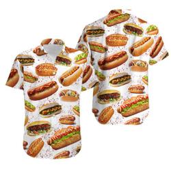 Hot Dog Basic Hawaiian Shirt Gift For Your Girlfriend Boyfriend Gift For Love Gift For Friend Best Valentine Present Holiday Gift