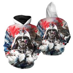 Hot Movie Star Wars Darth Vader 3D Hoodie