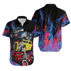 Hot Rod Hawaiian Aloha Shirt For Summer Gift For Your Girlfriend Boyfriend Gift For Love Gift For Friend Best Valentine Present Holiday Gift