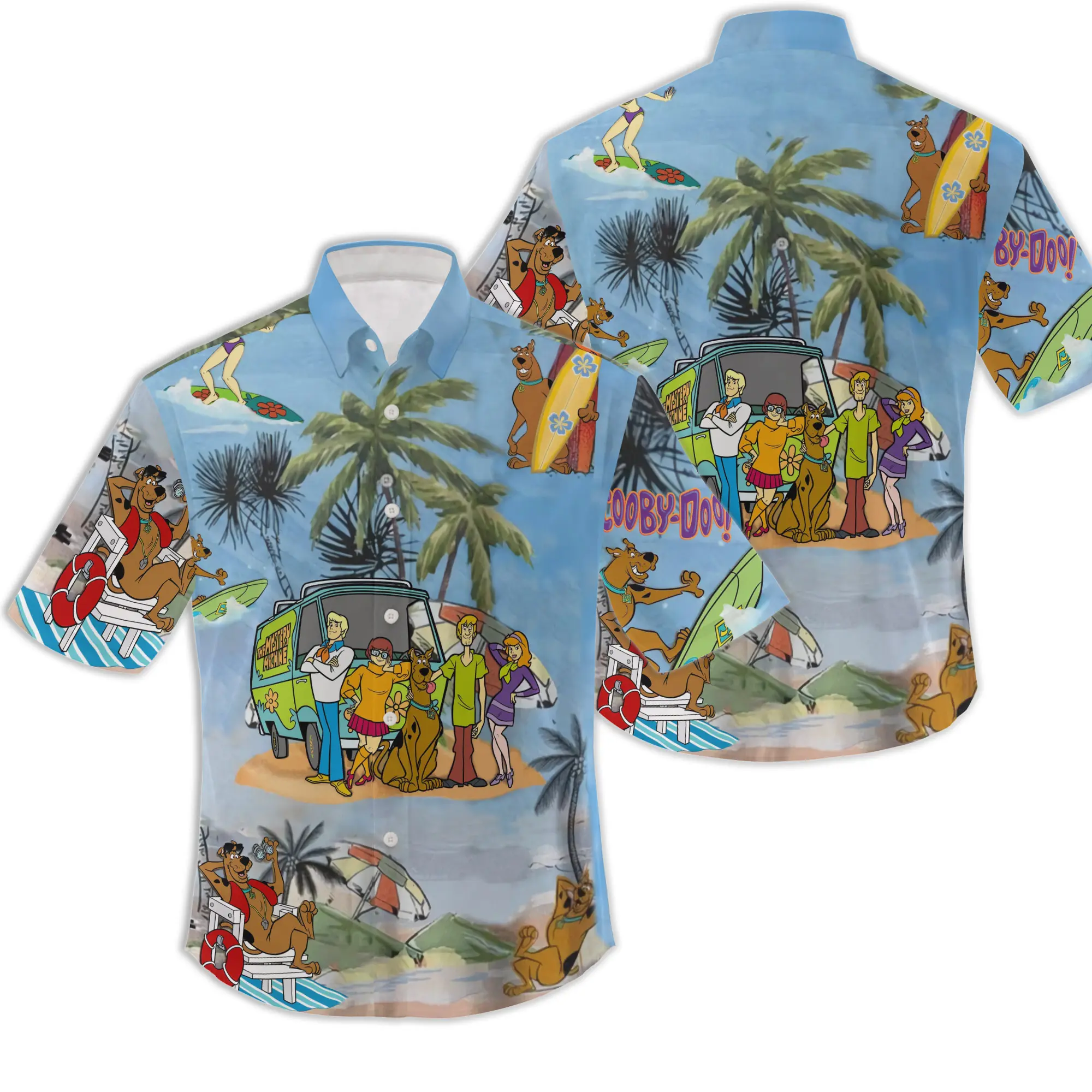 HOT TREND Scooby-Doo Summer Time Hawaiian Shirt Gift For Your Girlfriend Boyfriend Gift For Love Gift For Friend Best Valentine Present Holiday Gift