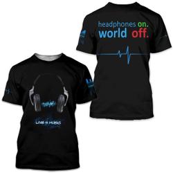 House Music 3D T-shirt Meaningful Gift For Family Gift For Boyfriend Valentine Gift