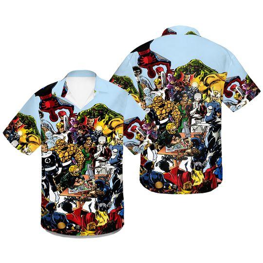 Hulk Hawaiian The Incredible Hulk Marvel Avengers Summer Trip Family Hawaiian Shirt Gift For Your Girlfriend Boyfriend Gift For Love Gift For Friend Best Valentine Present Holiday Gift