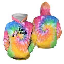 I Am Kenough Sweatshirt Hoodie, I Am Kenough Tie Dye 3D Hoodie