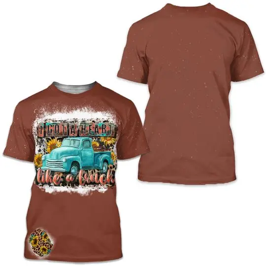I got a heart like a truck tee Meaningful Gift For Family Gift For Boyfriend Valentine Gift