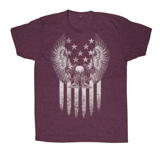 US Flag Eagle T-shirt Meaningful Gift For Family Gift For Boyfriend Valentine Gift