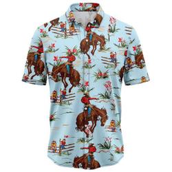 Awesome Cowboy Hawaiian Shirt Gift For Your Girlfriend Boyfriend Gift For Love Gift For Friend Best Valentine Present Holiday Gift