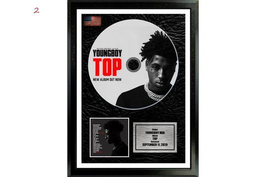 YoungBoy Never Broke Again "The Last Slimeto" "AI YoungBoy 2" "Top" Poster Meaningful Gift For Family Gift For Boyfriend Valentine Gift Birthday Gift Holiday Gift