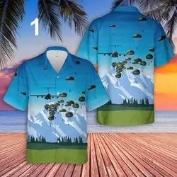 Paratroopers Jump Out The Back Of A CH-47 Chinook Hawaiian Gift For Your Girlfriend Boyfriend Gift For Love Gift For Friend Best Valentine Present Holiday Gift
