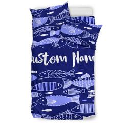 Fishing Fishes Fisherman Bedding SetsGift For Your Girlfriend Boyfriend Gift For Love Gift For Friend Best Valentine Present Holiday Gift