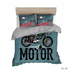 D Motorcycle Duvet Cover King Size Boys Racing Dirt Bedding Set Gift For Your Girlfriend Boyfriend Gift For Love Gift For Friend Best Valentine Present Holiday Gift