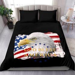 God Bless America Bedding Set Gift For Your Girlfriend Boyfriend Gift For Love Gift For Friend Best Valentine Present Holiday Gift