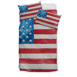USA Flag Bedding Set Gift For Your Girlfriend Boyfriend Gift For Love Gift For Friend Best Valentine Present Holiday Gift