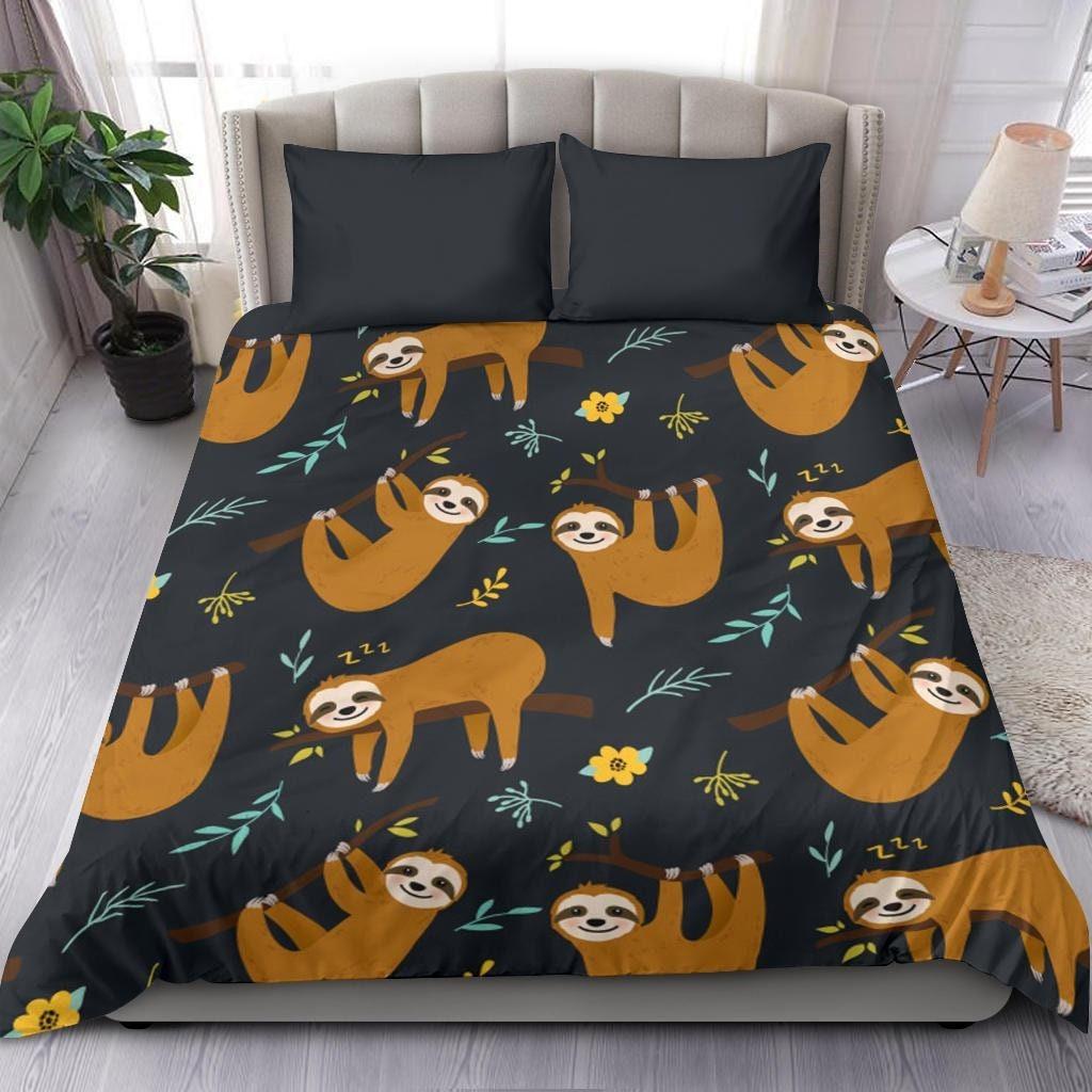 Sloth Bedding Set Gift For Your Girlfriend Boyfriend Gift For Love Gift For Friend Best Valentine Present Holiday Gift