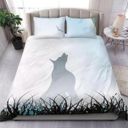 Wolf Bedding Set Gift For Your Girlfriend Boyfriend Gift For Love Gift For Friend Best Valentine Present Holiday Gift