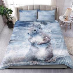 Squirrel Bedding Set Gift For Your Girlfriend Boyfriend Gift For Love Gift For Friend Best Valentine Present Holiday Gift