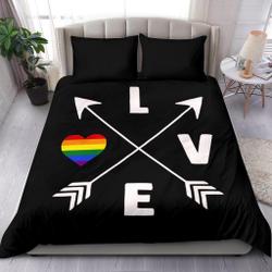 LGBT Love Bedding Set Gift For Your Girlfriend Boyfriend Gift For Love Gift For Friend Best Valentine Present Holiday Gift