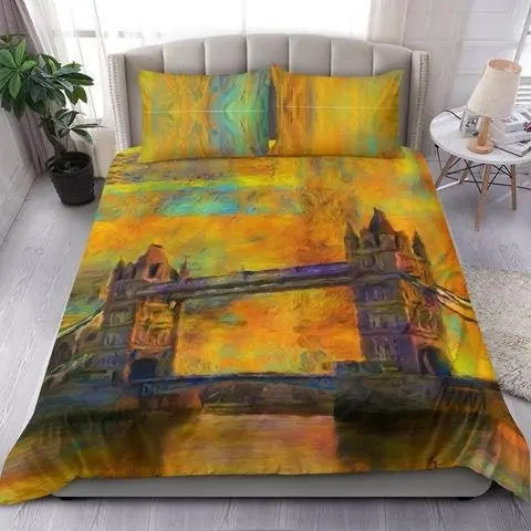 London Bridge Bedding Set Gift For Your Girlfriend Boyfriend Gift For Love Gift For Friend Best Valentine Present Holiday Gift