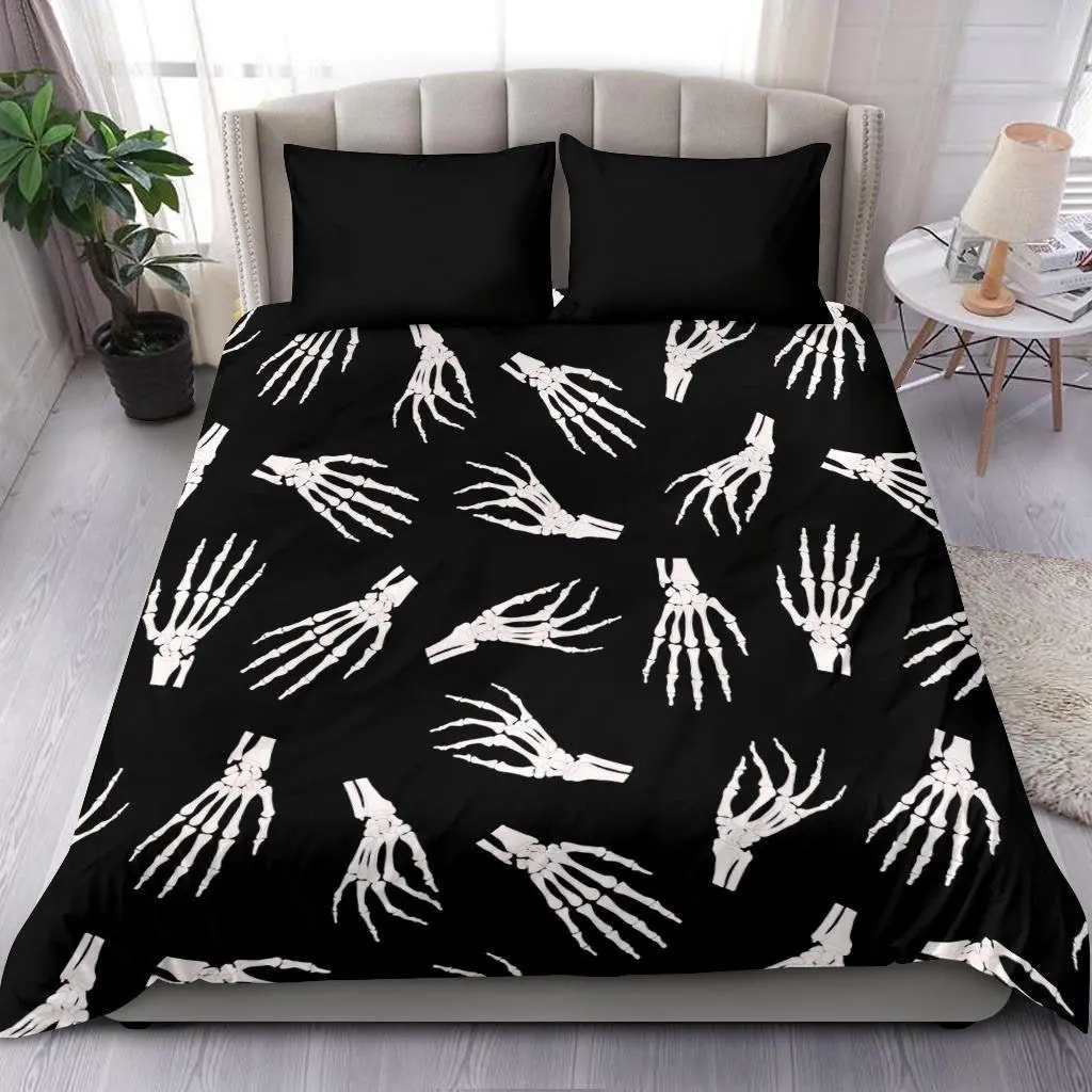 Skeleton Bedding Set Gift For Your Girlfriend Boyfriend Gift For Love Gift For Friend Best Valentine Present Holiday Gift